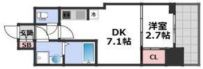 セレニテ谷町四丁目アリエの間取り画像