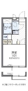 レオパレスT KブランドールⅢの間取り画像