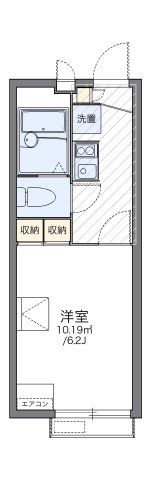 レオパレスTAKA デルタの間取り画像