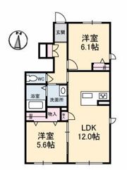 シャーメゾンことぶきの間取り画像