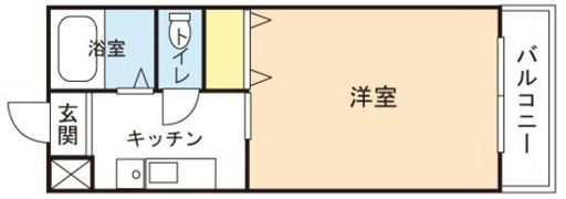 サンハイツ学南Ⅲの間取り画像