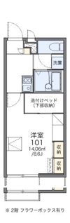 レオパレスサクラⅡの間取り画像