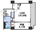 エルデ北堀江の間取り画像