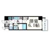 プレサンス心斎橋ブライトの間取り画像