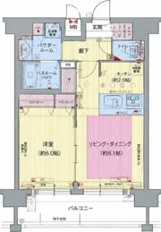 プレサンス天満橋アンジェの間取り画像