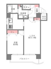 エスリード神戸三宮の間取り画像