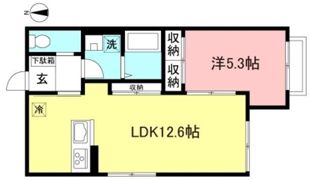 chiffon深大寺の間取り画像