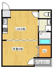 三萩野ビルの間取り画像