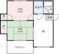 そうわハイツの間取り画像