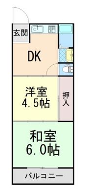 小田マンションの間取り画像