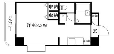 アルバートル亜沙野2の間取り画像