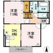 リビングタウン北土居 D棟の間取り画像
