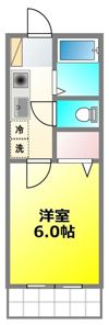 ミュゼハイツの間取り画像