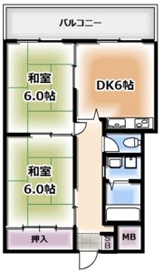 サード扇町の間取り画像