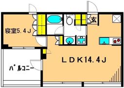フレンシア玉川田園調布の間取り画像