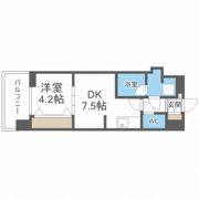 スプランディッド難波Ⅲの間取り画像