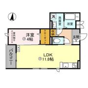 DHCR川口芝下の間取り画像