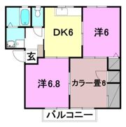 グラッド森田の間取り画像