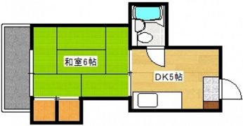 コーポ福島の間取り画像