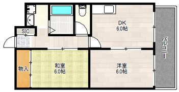 レクシア歌島の間取り画像