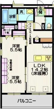 ハレルアナ久が原の間取り画像