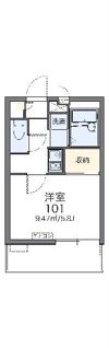 レオパレスポートハイムの間取り画像
