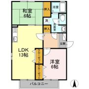 フリーダム平野の間取り画像