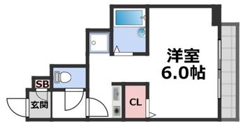 SENSE COURT森ノ宮の間取り画像