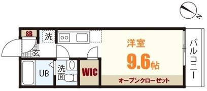 トワスール八木の間取り画像