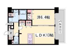 プレサンス三宮ディライトの間取り画像