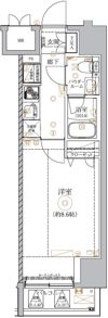 GENOVIA南千住Ⅸskygardenの間取り画像