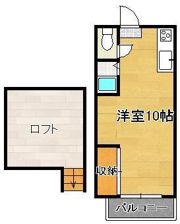 ルーブル医生ヶ丘の間取り画像