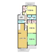 桜花城レジデンスの間取り画像