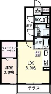 カサレリアⅢの間取り画像