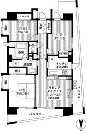 コスモ戸田公園セントラルビューの間取り画像
