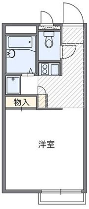 レオパレス方地西の間取り画像