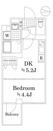 ベルシード方南町の間取り画像