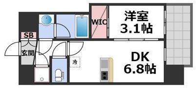 コンフォリア・リヴ大阪本町の間取り画像