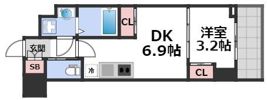 セレニテ難波プリエの間取り画像