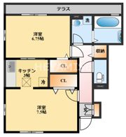 ファミーユ凪 B棟の間取り画像