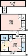 メゾン T(メゾンティー)の間取り画像