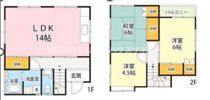 横須賀市小原台戸建の間取り画像