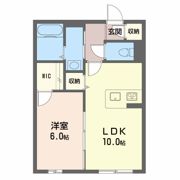 プロヌーブ北矢三 A棟の間取り画像