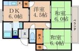 高砂ハイツの間取り画像