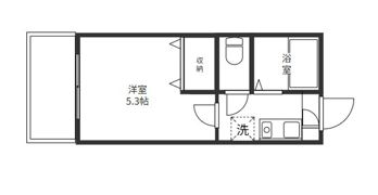 エスポワールセリカワの間取り画像