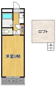 折尾自由ヶ丘センチュリー21 503の間取り画像
