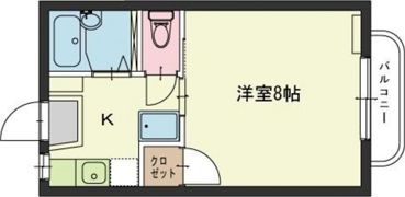 サンヒルズB棟の間取り画像