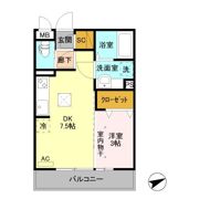 プレシャス高崎の間取り画像