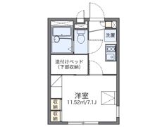レオパレスエレガンテの間取り画像