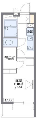 レオパレスWind Hillの間取り画像